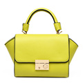 Korean Style Fashion Ladies Handbag Solid Color Flap Lock Ladylike Small Bag Women Sweet Style Designer