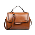 New women Burnished Leather flap crossbody bags European fashion handbags small package Messenger Shoulder Bag