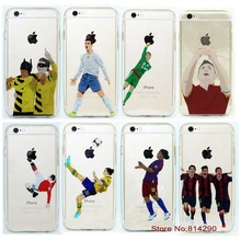 Phone case for iphone6 6s 6 plus 6s plus Cartoon football star MSN DINHO Batman & Robin Ozil Celebration IL CAPITANO