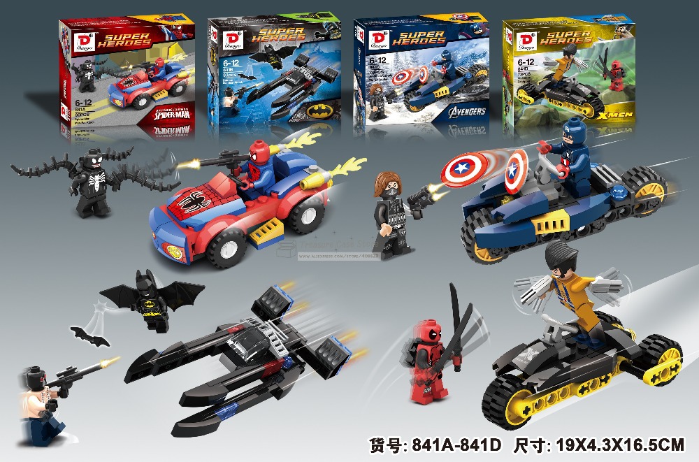-Dargo-841A-D-super-heros-with-warcar-VS-Villain-Minifigures-buidling-block-Compatible-With-Lego.jpg