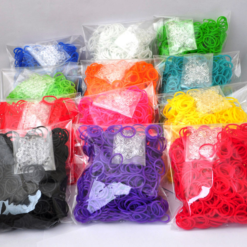 colorfull loom bands bracelet solid color rubber multicolour ring rubber band 600 24 buckle colorfull loom bands bracelet solid color rubber multicolour ring rubber band 600 24 buckle