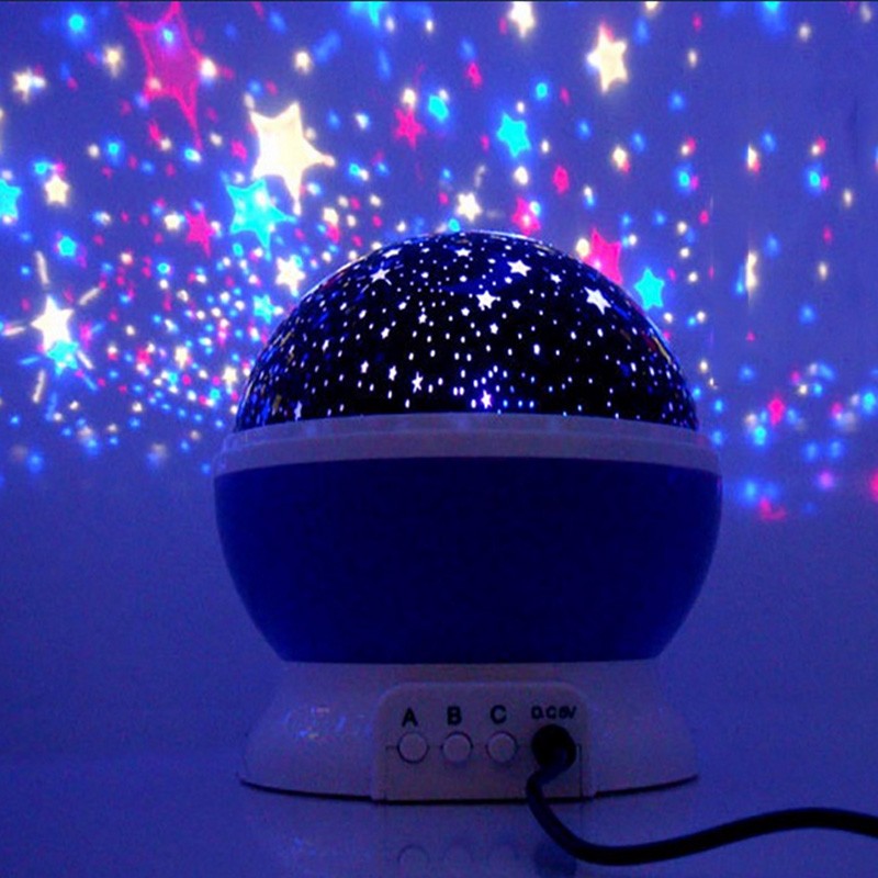 2019 LemonBest New Romantic New Rotating Star Projector Moon Sky