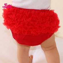 Solid Bloomer Tutu Ruffle Design Baby Short 14 Colors Girls Pants 0-24 Month Infant Rompers Diaper Cover Shorts Bottoms 2015