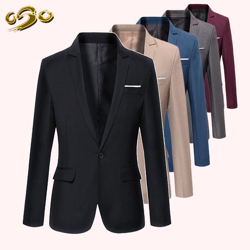2016 New Style Spring Summer Casual Blazer font b Men b font Slim Fit XXXL Costume