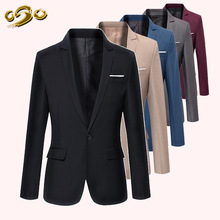 2016 New Style Spring Summer Casual Blazer font b Men b font Slim Fit XXXL Costume