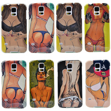 Sexy Bikini Girl TPU Silicone Soft Case For Samsung Galaxy S5 Mini G870W G870A Back Skin Cover Cell Phone Protect ShockProof Bag
