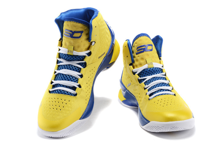 blue and white stephen curry shoes
