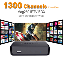 5 pcs MAG 250 iptv Set Top Box sky UK DE European IPTV Box for Spain Portugal Turkish Netherland MAG250 WiFi IPTV box & USB-Wifi