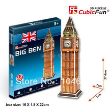 Big Ben de CubicFun 3D educativo de papel y EPS modelo Papercraft adorno casero para el regalo navidad