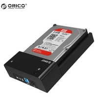ORICO USB3.0 2.5»/3.5» Tool Free HDD Docking Station External Storage Enclosure with CE/FCC/3C/ROHS