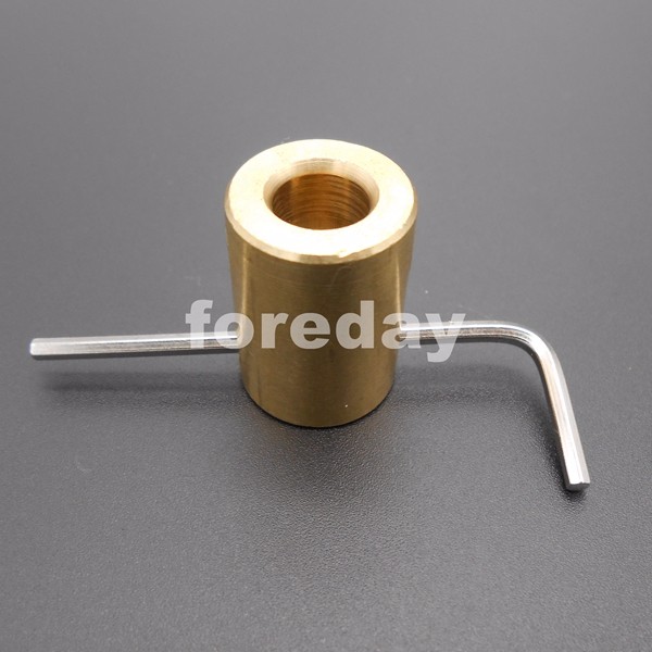 Description Picture 6 of item5PCS 5-5 5mm To 5mm 180 Degree brass Shaft Motor rigid Coupling Coupler  length 22mm dia.16mm 5MM TO 5MM +2 spanners *FD414X5+2