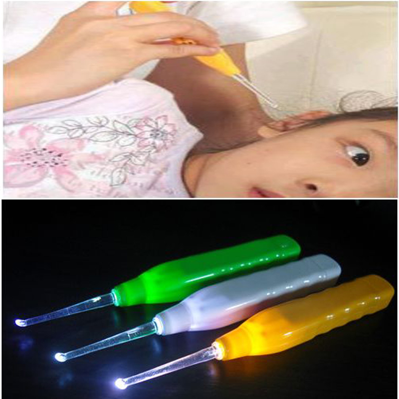 Free shipping NEW 2014 LED light ear cleaning led flashlight to clean ears safety light L4A33