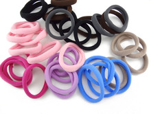 10pcs lot 4cm Hot Sale Candy Colored Hair Holders High Quality Rubber Bands Hair Elastics Accessories