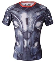 Red Plume Men’s Compression T-Shirts ,Thor Armor Sports Fitness T-shirt, Exercise Fitness Shirts