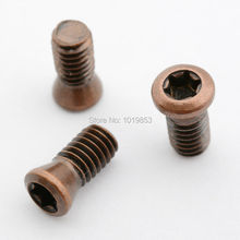 M2.5X8XD3.6 copper color carbide insert torx screws for Indexable CNC cutting tools