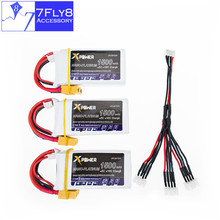 Lipo battery 11.1v 1500mAh 3s 35C Xpower batteries 3pcs and charger cable XT60 or T plug for rc drone Helicopter Airplane parts