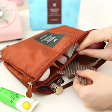 2 pieces lot Travel accessories waterproof hanging mesh women cosmetic bag makeup brush storage bags