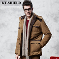 2016 New Winter Men Coat Cotton Padded Jacket Parka Casual Outwear Cashmere Hooded Coat Thick Warm