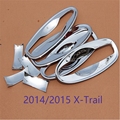 For 2014 2015 Nissan X Trail X Trail ABS Chrome Car Door Handle Bowl Exterior Door