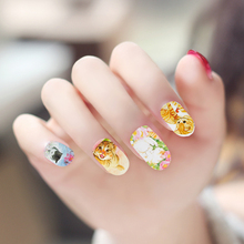 4pcs set Charm Lovely Cat Full Cover Women Nail Art of Decorations Water Transfer Art Stickers