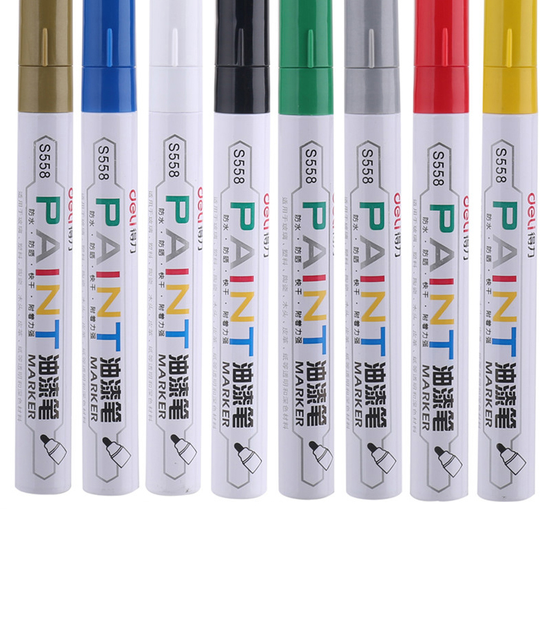3x White Gel Ink Marker Pen Drawing Sketching Painting Art Fine Tip Pens Set US