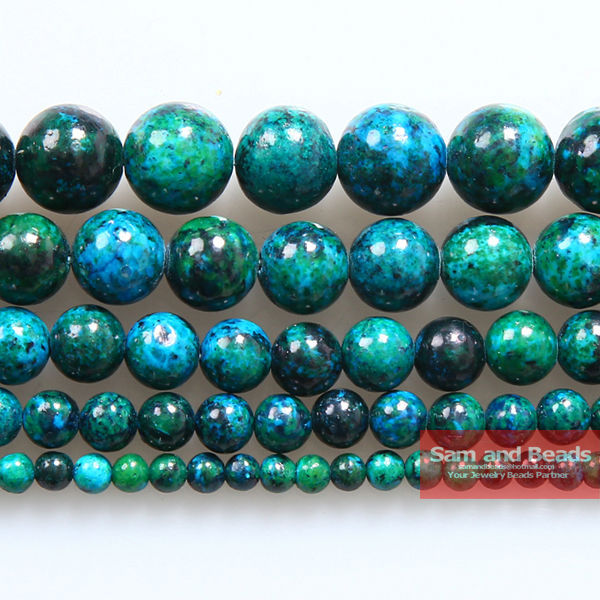 Chrysocolla Round Gem Gemstone Loose Beads 8mm Strand HOT LW 