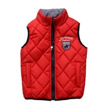 waistcoat for boy 3 7 age children boys antumn winter vest kids zipper plaid vest kid