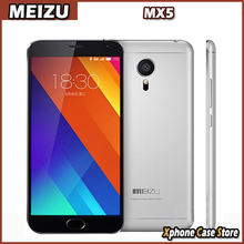Original Unlocked MEIZU MX5 Smartphone 16GBROM 3GBRAM 5.5 inch Flyme 4.5 Helio X10 Turbo Octa Core Support 4G LTE & WCDMA & GSM