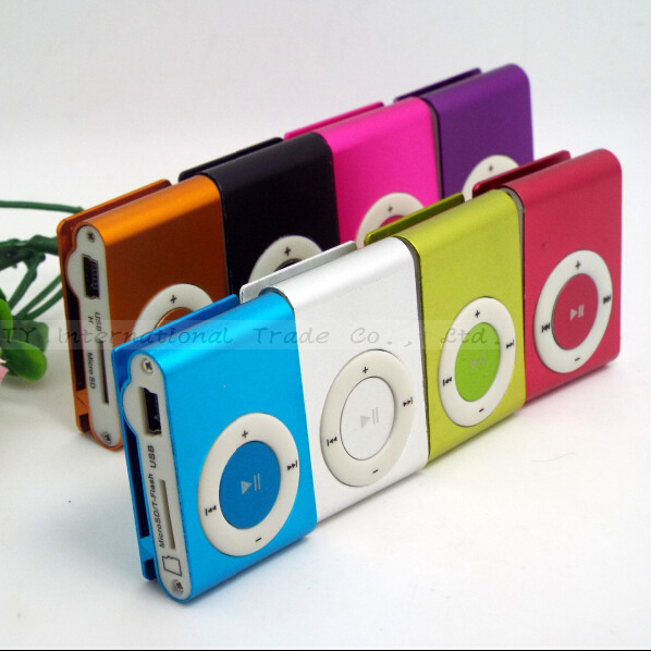ZZZZ 00112 Free Shipping metal mp3 Mini clip music player Players support top 8gb micro sd