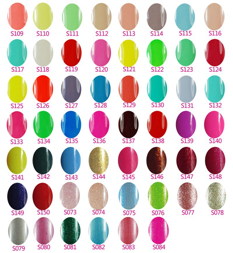 X series color chart