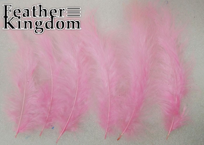 pink Turkey feather 1