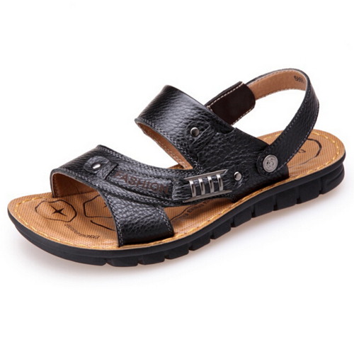 ... Sandals-Genuine-Leather-Men-Shoes-Zapatos-Gladiator-Sandals-Sandalias