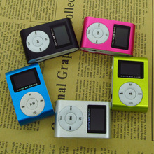 Hot Mini Digital MP3 Player,LCD Screen Clip MP3 Player With TF Card,high quality Electronic Products sport Metal Portable MP3