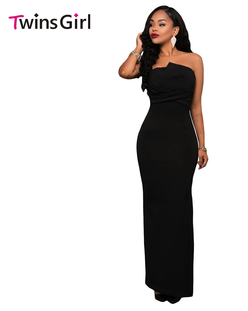 Summer Strapless Maxi Dresses