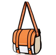Wholesale Nylon 3D Cartoons Bag High Quality Camera Bag Women Shoulder Handbag 50PCS lot