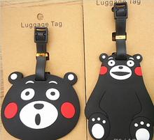 Luggage tag Kumamon cartoon bear kitty cat pvc tag