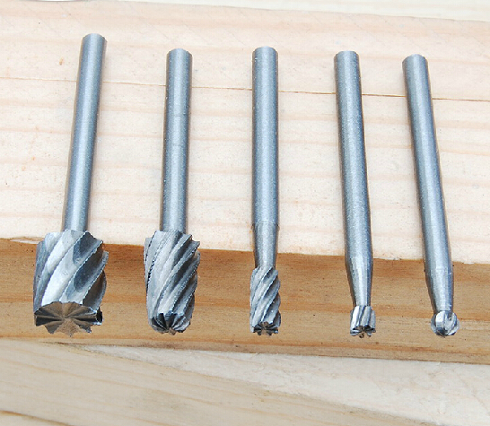 New 12pc HSS Routing Router Bits Burr Rotary Tools Suit Dremel Wood router bit Rotary Tool