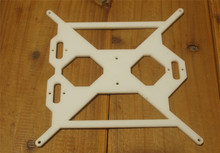 Prusa I3 Hephestos 3D printer white arylic laser cut frame kit white color Single Sheet Framebase