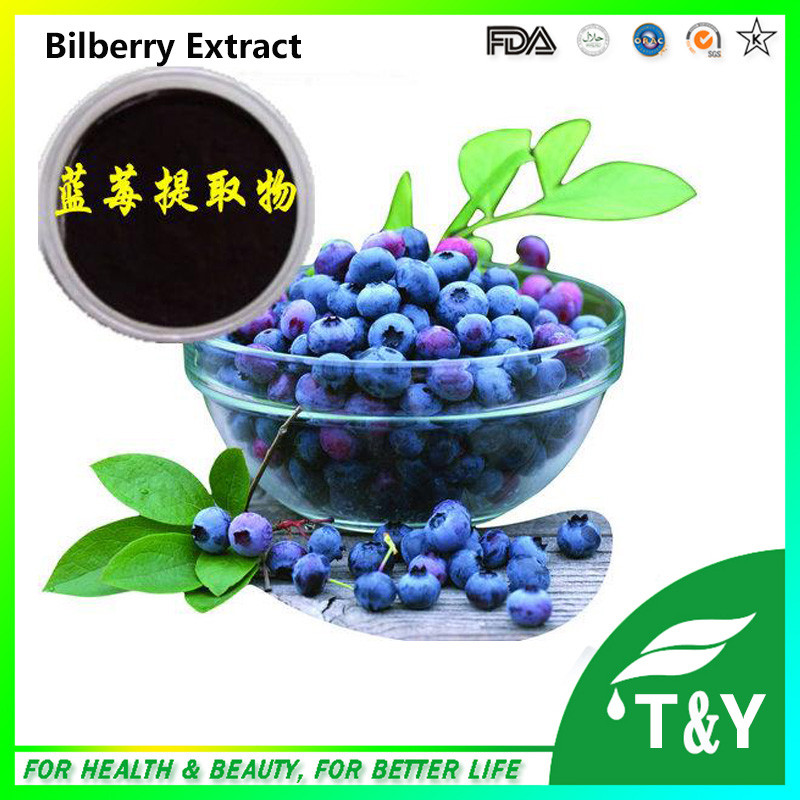 Bilberry extract 100% natural Blueberry Extract/Bilberry extract