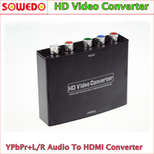 RCA Component RGB YPbPr to HDMI v1.3 HDCP Video Audio Converter Adapter for HDTV, DVD, PSP, Xbox 360