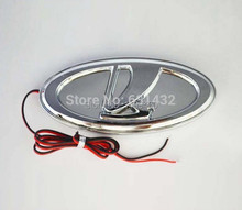 Car logo 3D Lada LED emblem Badge light lamp sticker for Lada Kalina Car led 2104