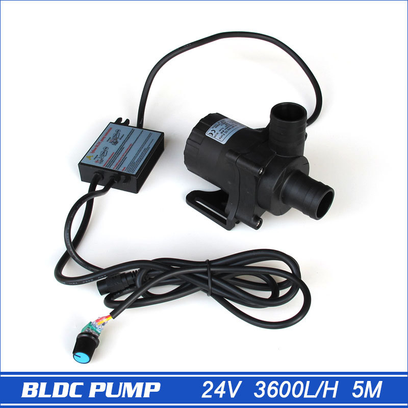 24V DC Solar Water Pump DC50A-2450A, 1pcs 3600L/H 5M Submersible mini Size, Speed Adjustable By Manual or Program 24V DC Solar Water Pump DC50A-2450A, 1pcs 3600L/H 5M Submersible mini Size, Speed Adjustable By Manual or Program