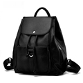Fashion Women Backpack PU Leather Casual Travel Ladies bags Pump Belt and Hasp Backpack Cheap Jacquard