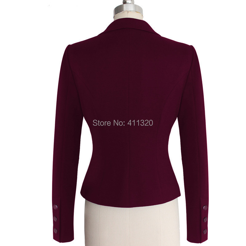 B1301 Womens Slim Suit Blazer Autumn Winter Long Sleeve Turn Down Collar Work Wear Formal Business Office Ladies Blazer Jackets (6).jpg