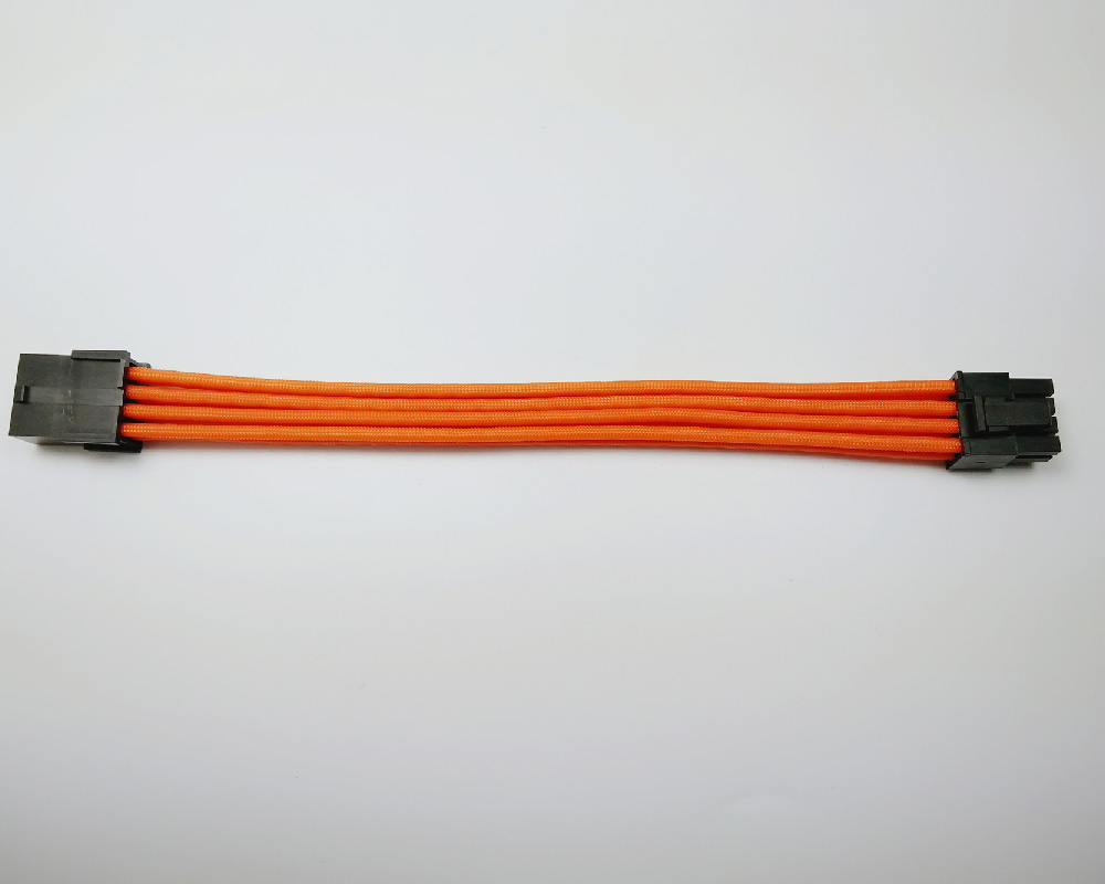 PCI-E_8pin_Orange_sleeve_extension_cable_6