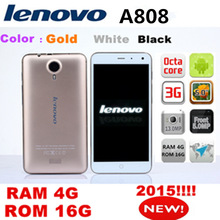 lenovo phone A808 5.0″ smart wake 1920*1080 IPS Android 4.4 MTK6592 Octa Core 4G RAM 16G ROM 3G GPS mobile Phone free gifts