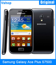 Original Samsung Galaxy Ace Plus S7500 MSM7227A Android OS Smartphone Unlocked 3G Support GPS WIFI WCDMA