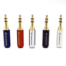 High Quality 4pcs/lot  3.5 mm Audio Jack Gold-plated Adapter Earphone plug For DIY Stereo Headset  Earphone