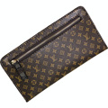 Women PU Leather Thin Soft Long Wallet Designer Purse Famous Brand Ladies Luxury Envelope Clutch Men