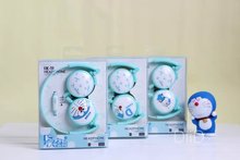 2016 Doraemon Headphone with Mic for Iphone 5 5s 6 6plus cute music stereo kids foldable headset cartoon headband IX11